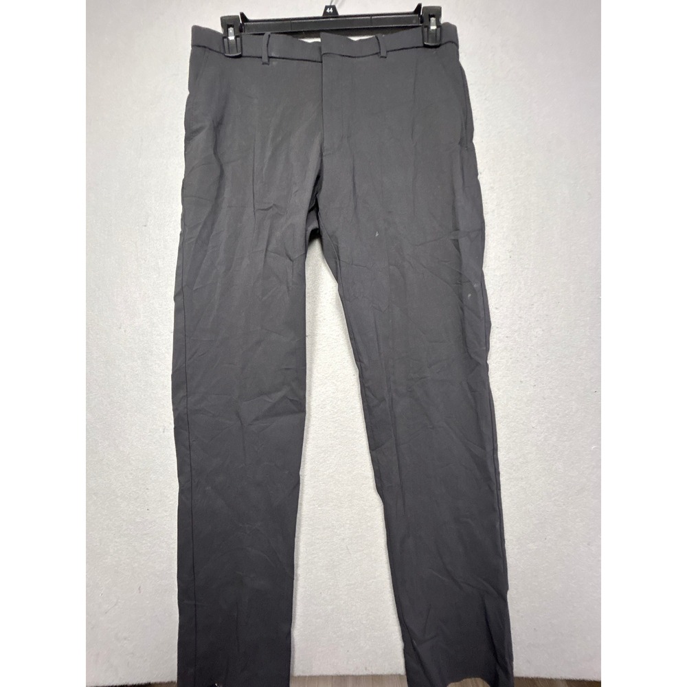 Tommy Hilfiger Chino Pants Polyester Blend Dark Gray 35x30 Mens